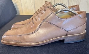 Mezlan Herren Leder Halbschuhe 9 M Parana Schnürschuhe Hellbraun Oxford Stil Taupe - Bild 1 von 10