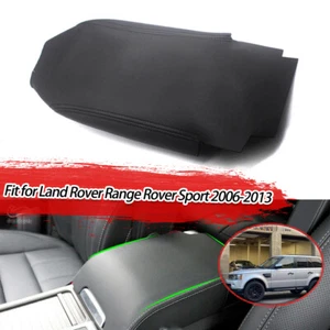 Cubierta reposabrazos con tapa central de consola de cuero para Range Rover Sport 2006-2013 negra - Imagen 1 de 1