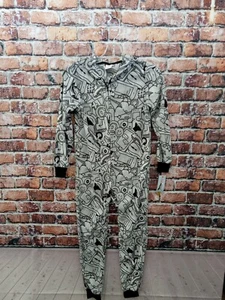 Cat And Jack White And Black Cartoon Boys Body Suit With Hood Size M Qaunity 2 - Picture 1 of 7