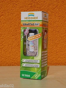 Heissner TZ791 Schnelltest 6 in 1 für ein Gesundes-Sauberes Teichwasser MHD abg. - Bild 1 von 4