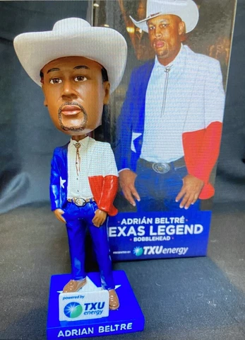SGA Texas Rangers 2021 ADRIAN BELTRE bobblehead, 4x6 pic, Texas Legend FREE SHIP Cover