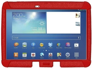 SAMSUNG GALAXY TAB 3 CASE COVER - 10.1" AMZER SILICONE RUBBER JELLY(Red or Blue) - Picture 1 of 6