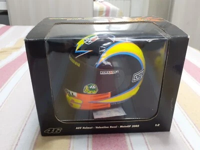 1/2 MINICHAMPS Modellino AGV Casco Helmet Moto GP Casco Valentino Rossi 2005 - Immagine 1 di 4