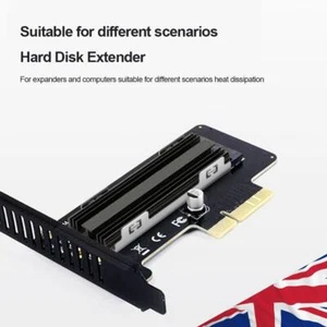 PC Efficient Radiator Aluminum Alloy M.2 SSD Cooling Heatsink for M.2 2280 SSD - Bild 1 von 8