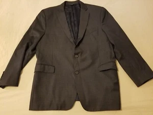 Mens Brooks Brothers Wool Sports Jacket Blazer 44R Black - Picture 1 of 12