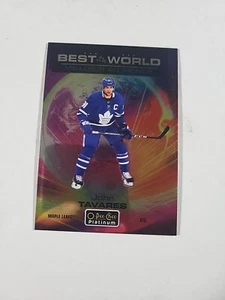 2020-21 O-Pee-Chee Platinum Best in the World #BW9 John Tavares - Picture 1 of 2