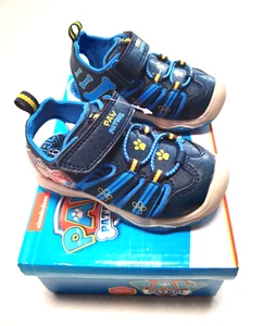 Sneakers PAW PATROL Strapped Open Back Child Size 6 with Lights Nickelodeon NEW - Picture 1 of 8
