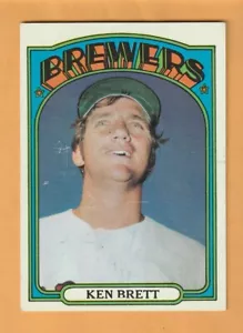 Ken Brett Milwaukee Brewers 1972 Topps #517 Boston Terrier - Foto 1 di 2