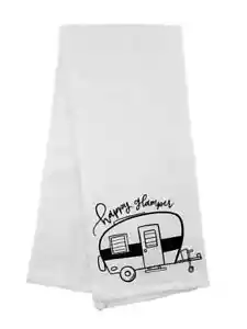 Casa rodante Happy Glamper saco de harina toalla para baño de invitados de cocina cámper casa NUEVA - Imagen 1 de 2