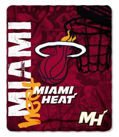 Miami Heat Fleece Throw Blanket Cover