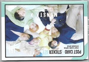 MonstaX  [Post Card 12P/ Sticker 3P Set] Collection K-POP 202405 - Picture 1 of 3