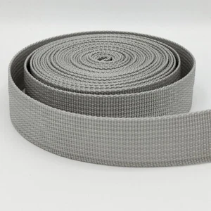 AnseTendance - Sangle polypropylène 25mm sacs couture anse bag strap Gris Argent - Imagen 1 de 2