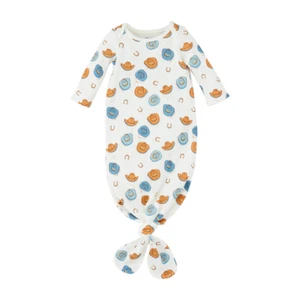 Mud Pie Baby Boy Western Cowboy Hat Sleeping Gown Size 0-3 Month NEW - Picture 1 of 1