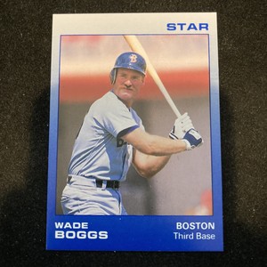 1991 Star Company Wade Boggs Boston Red Sox BLUE Promo Card