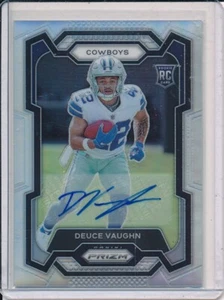 2023 Panini Prizm Deuce Vaughn RC Auto Silver Prizm Cowboys Rookie - Picture 1 of 1