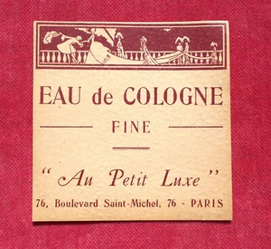 Eau De Cologne Fine - Au Petit Luxe ! - Picture 1 of 1