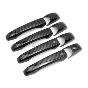 Maniglie porta copertura con smart per Chrysler 300/Sebring 07-10 stile fibra di carbonio - Foto 1 di 5