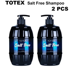 2x TOTEX - SALT FREE -Hair Shampoo - For All Hair Types -Salon & Barbers- 750ml - Picture 1 of 5