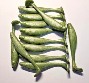 4" Swimbait, Emerald, 4er Pack, Dee's Baits - Bild 1 von 1