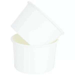 White Ice Cream Paper Cups 355ml 24pk - Picture 1 of 4