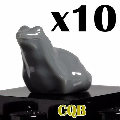 NEW LEGO - Animal - Land - Frog Dark Bluish gray / grey x 10 - Set 10937 10251 - Image 1 of 4