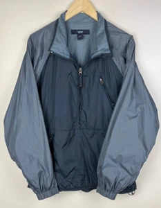 GAP ANORAK COAT Men`s Size XL 44" Pullover Jacket Windbreaker Blue - Picture 1 of 6