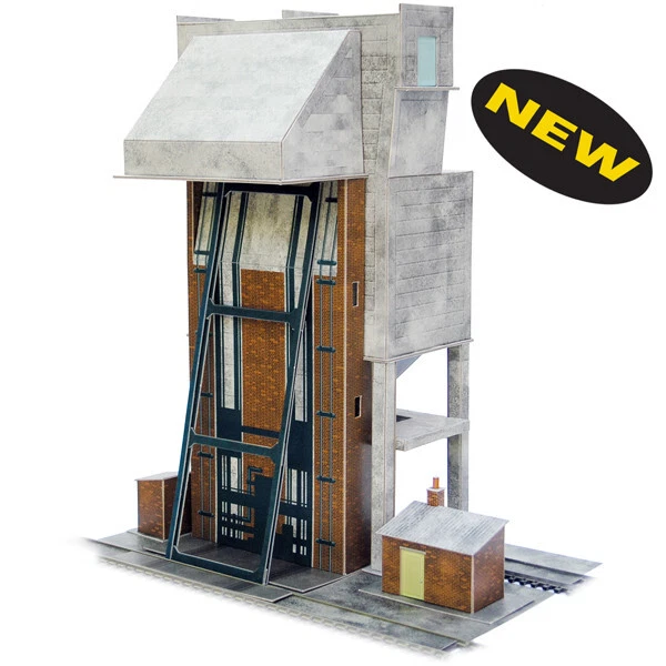 1-76 OO Gauge Coaling Tower  Superquick card kit - Image 1 of 1