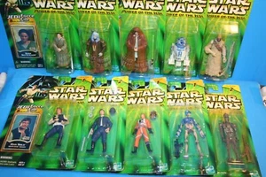 STAR WARS 2000/02 POWER OF THE JEDI MINT ON CARD FIGURES JANGO FETT DARTH MAUL - Picture 1 of 299