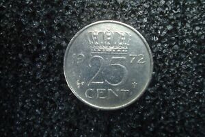 1972 Netherlands 25 Cent Coin - KM#183 - Combined Shipping