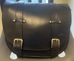 Borsa laterale, Bisaccia vera pelle per moto Custom - Foto 1 di 3