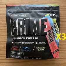 Prime Hydration Sticks Electrolyte Drink Mix Variety Pack 20-Count