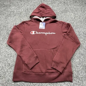 Champion Sweatshirt Youth Size Large Maroon NEW Hoodie Embroidered Boys Girls - Picture 1 of 15