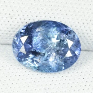3.50 cts Best Grade Lustrous UNHEATED" Natural Tanzanite Gemstone - Oval !! - Picture 1 of 3