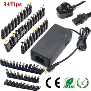 Cargador de fuente de alimentación 34Tip 96W adaptador universal para PC portátil para Asus Dell HP Acer - Imagen 1 de 14