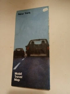 STATE OF NEW YORK VINTAGE ROAD MAP MOBILE - Picture 1 of 14