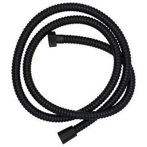 Black Shower Hose Flexible Replacement Metal 150cm - Picture 1 of 2