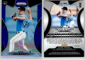Trevor Richards 2019 Prizm Blue #264 Marlins RC Rookie - Picture 1 of 1
