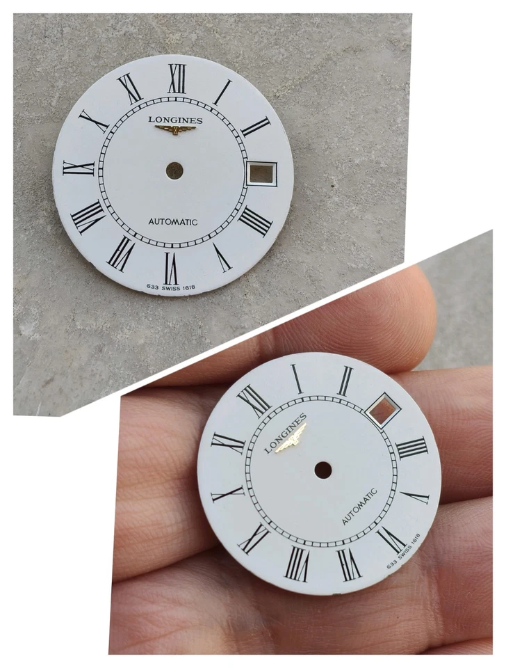 70s LONGINES AUTOMATIC Cal. L.633 WATCH ORIGINAL DIAL QUADRANTE UHREN 28mm - Immagine 1 di 4