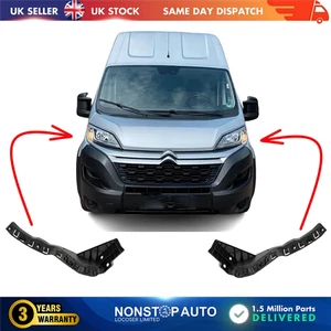 2X Front Bumper Bracket Holder Small L and R For CITROEN Relay 2014 on - Afbeelding 1 van 12