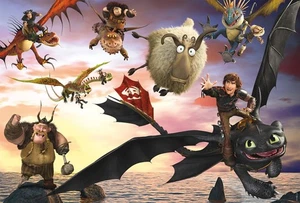 Schmidt Spiele 56547 Dragons-Puzzle da 100 pezzi per bambini, in cartone er O2vt - Foto 1 di 6