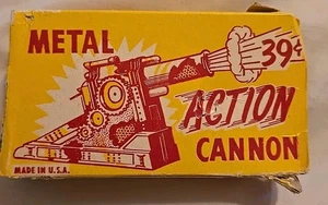 Manoil Toy Metal Cannons w/Original Box  Read Description - Picture 1 of 7