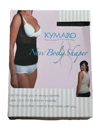 Kymaro Nuevo Body Shaper Bajo el Busto Talla 3 Grande Negro Sujetador 38A/B o 36C/D NUEVO Foto 1 de 4