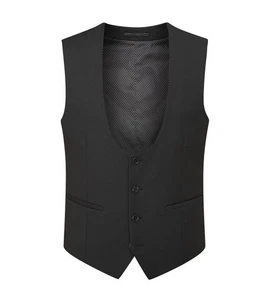 Chalecos De Traje Skopes Milan Para Hombres En Negro, 34 A 50 - Imagen 1 de 17