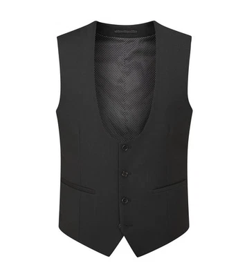 Chalecos De Traje Skopes Milan Para Hombres En Negro, 34 A 50 - Imagen 1 de 4