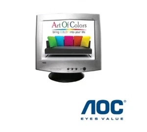 1999 AOC Spectrum 5E CRT Monitor 15" VGA 120Hz Retro Gaming Vintage PC Swivel A+ - Bild 1 von 15
