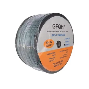 1000FT SPT-1 Green Electrical Wire,UL Listed 18/2 Zip Cord Wire 18 Gauge Wire... - Picture 1 of 9