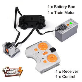 4PC Power Functions Battery Box Train Motor IR Receiver Controlled For Lego Set
