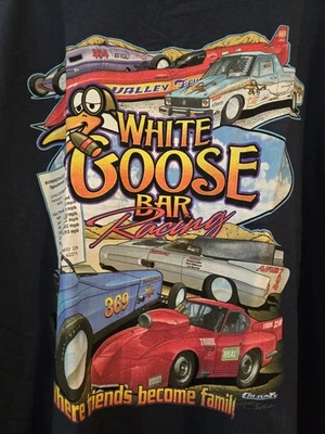 Camiseta Bonneville Speed Week Nationals Finales Mundiales Carreras BLANCO GANSO 3XL Azul Foto 1 de 4