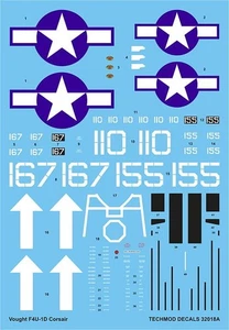 Vought F4U-1D Corsair - 32018 - decals - Picture 1 of 2
