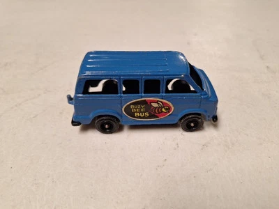 Autobús Dodge Van Buzy Bee 1978 Tootsietoy 3,5" azul - enganche vintage de EE. UU.  Foto 1 de 4